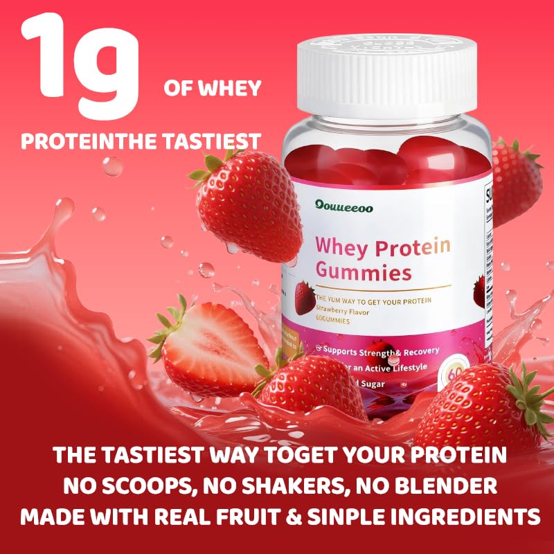 OOUUEEOO gummies after workout provide a quick recovery snack