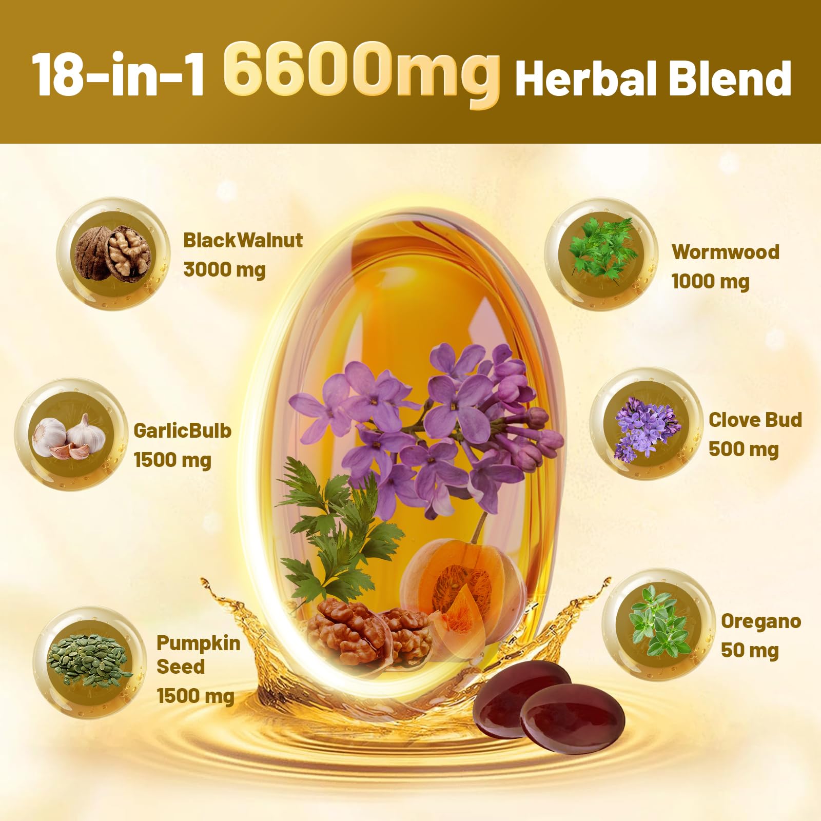 Ingredients label image emphasizes natural botanical blend from OOUUEEOO