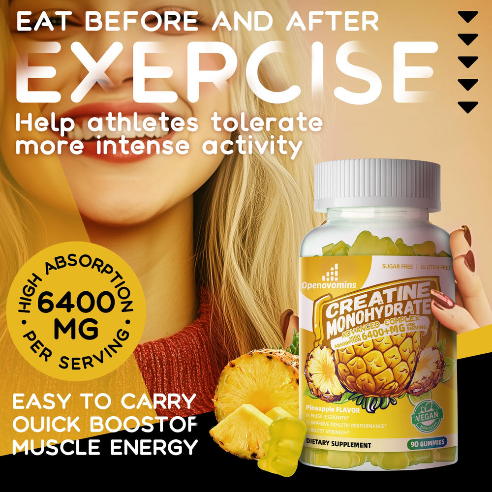 Openovomins daily chew promotes convenient creatine intake