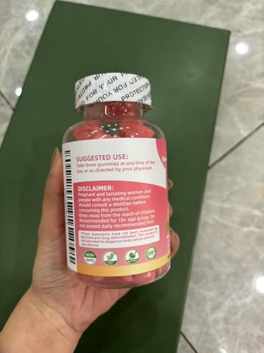Openovomins peach flavor gummies serving plate, chewable convenience for workouts