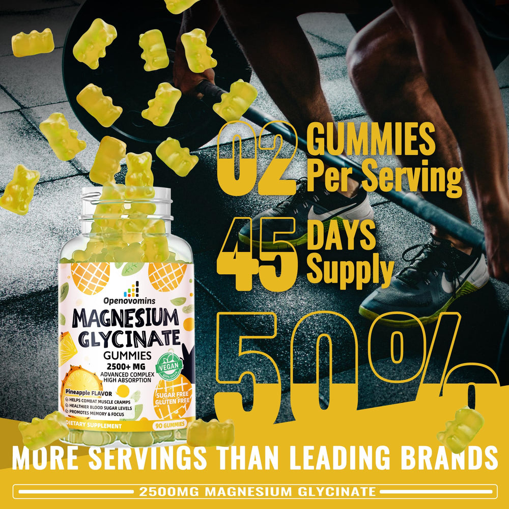 Gummies beside a glass of water for easy daily intake with Openovomins.