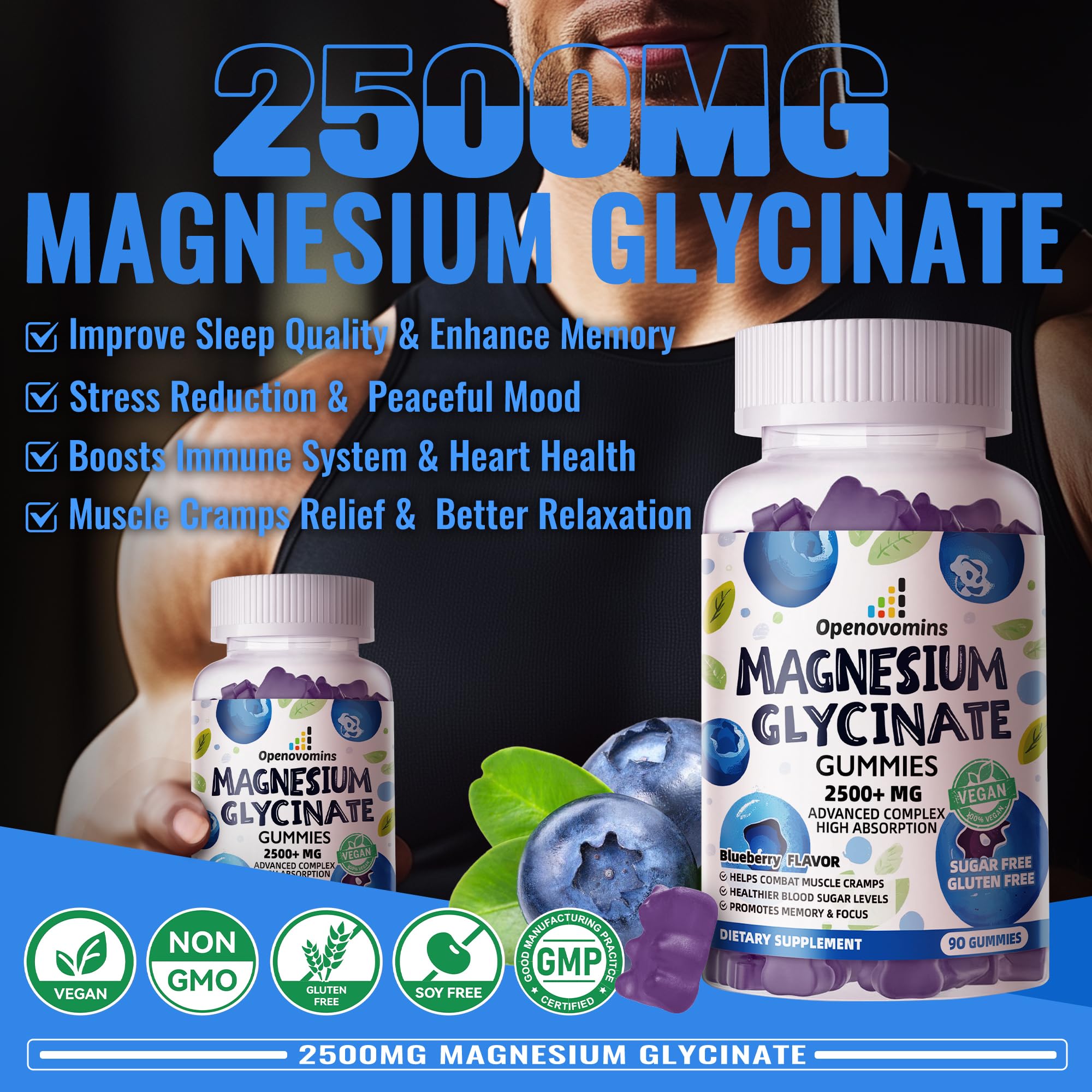 Openovomins vegan and gluten-free gummies highlight safe, sugar-free wellness options.