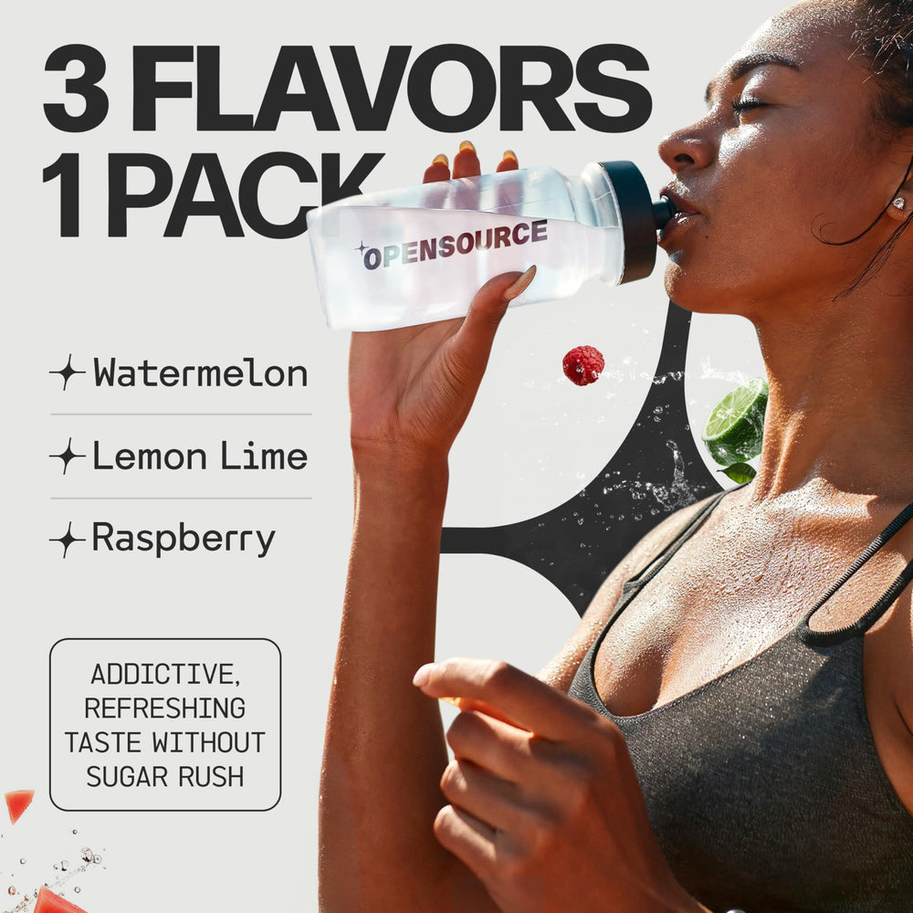 OpenSource Lemon Lime packets dissolve quickly for fast hydration