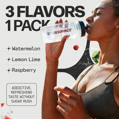 OpenSource Lemon Lime packets dissolve quickly for fast hydration
