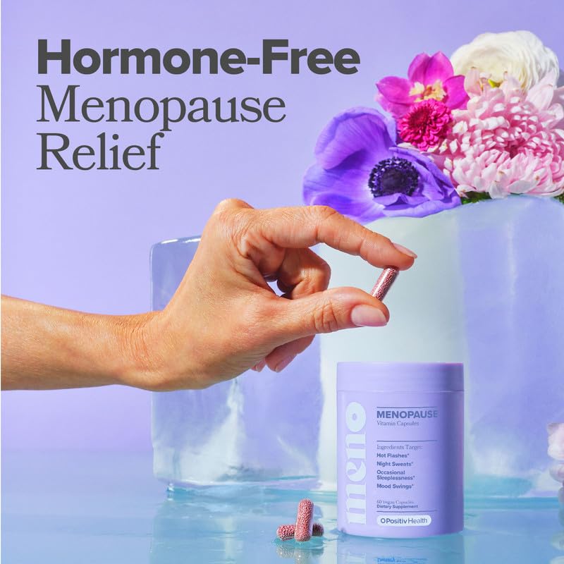 O Positiv MENO capsules ready for daily use in a simple two-capsule routine.
