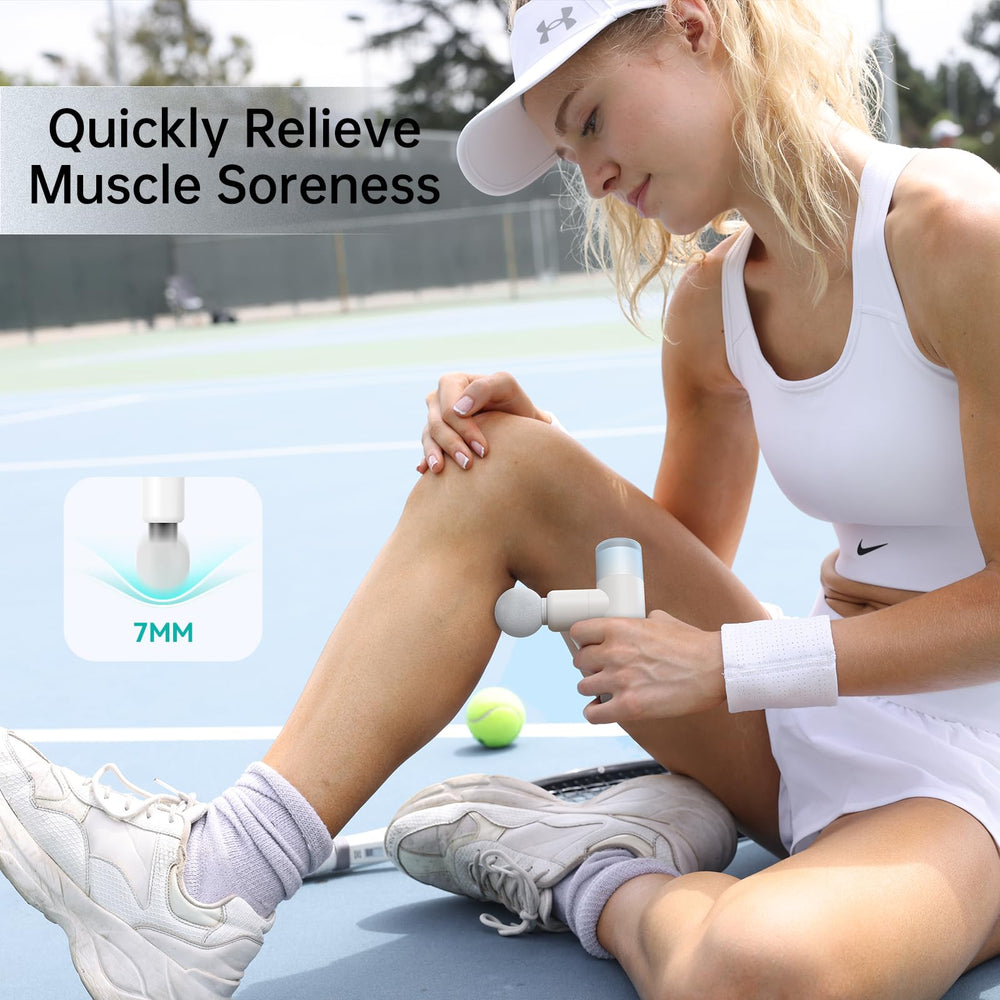 opove M3 Mini with 7mm amplitude targets deep tissue without bulk.