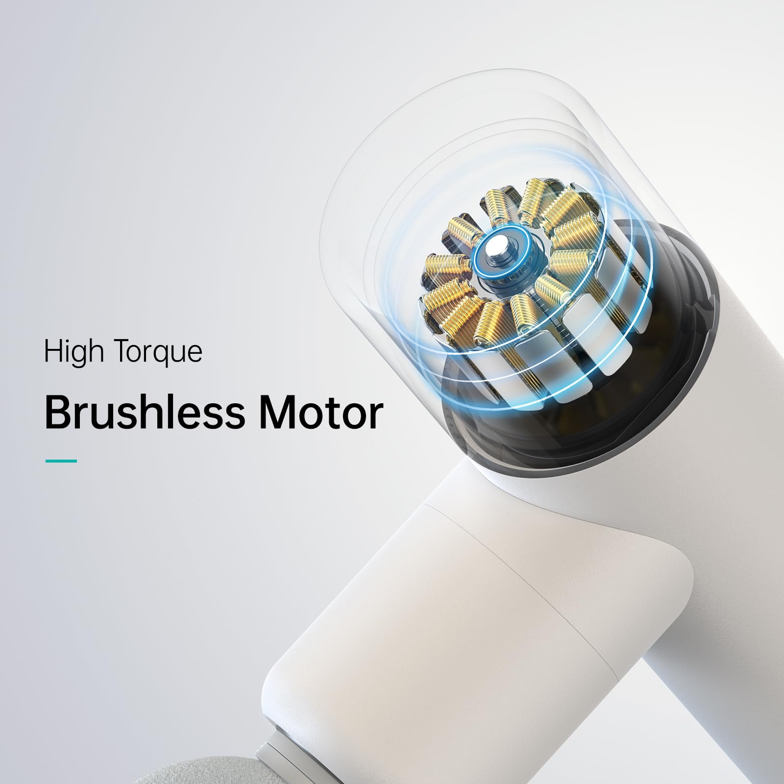 opove M3 Mini puff sponge attachment provides gentle facial relief.