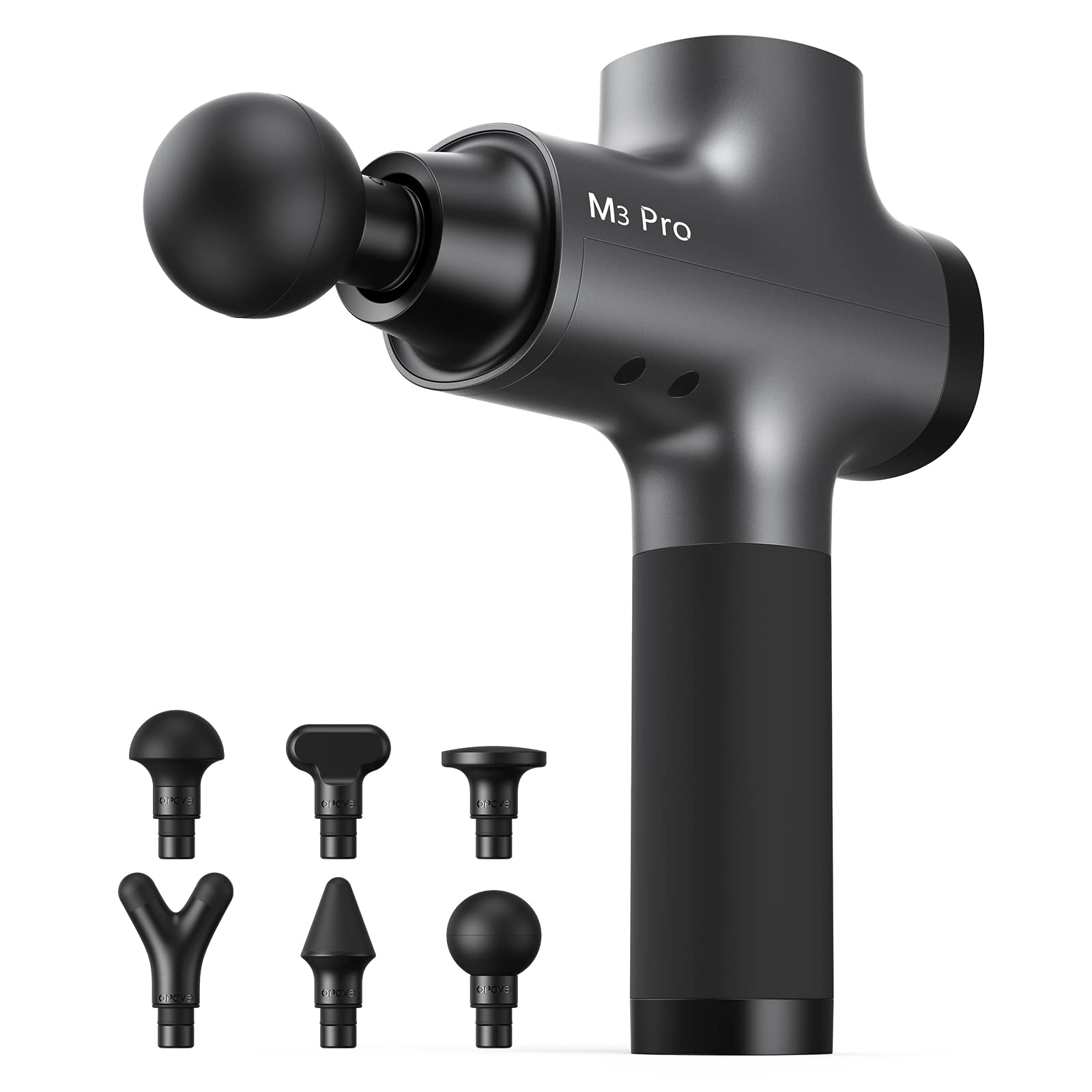 Opove M3 Pro 2 with 12mm amplitude for deep percussion on sore muscles.
