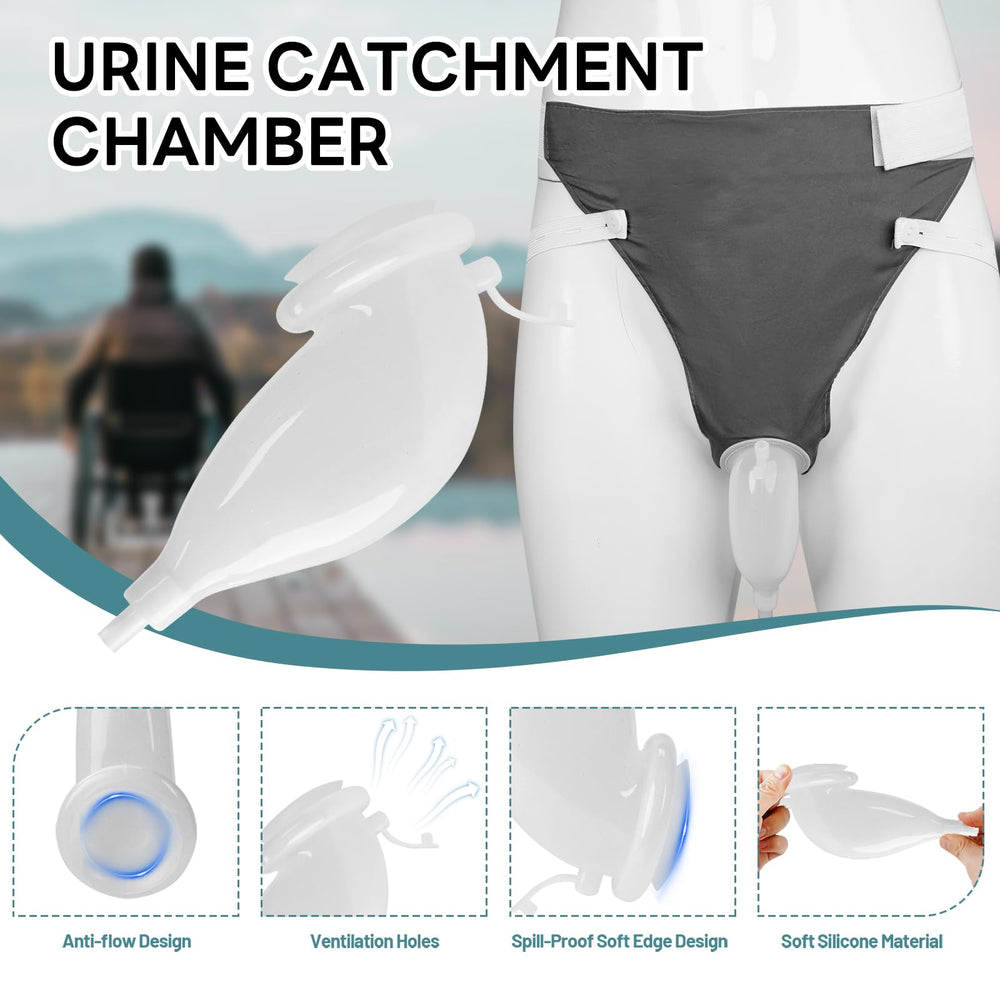 Opstra Yee 1.2m flexible urine tube for versatile positioning.