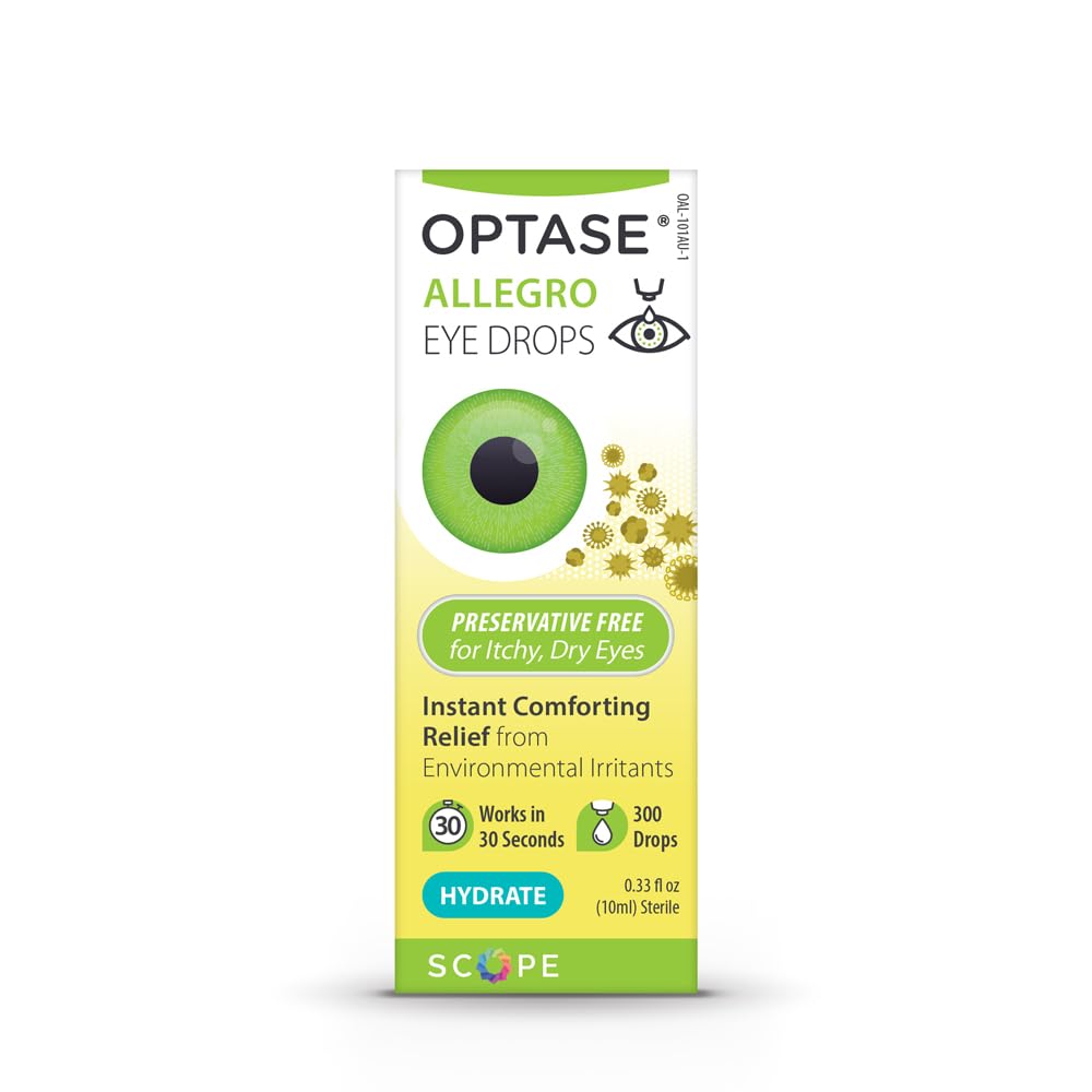 Optase Allegro contact lens friendly drops for comfortable wear