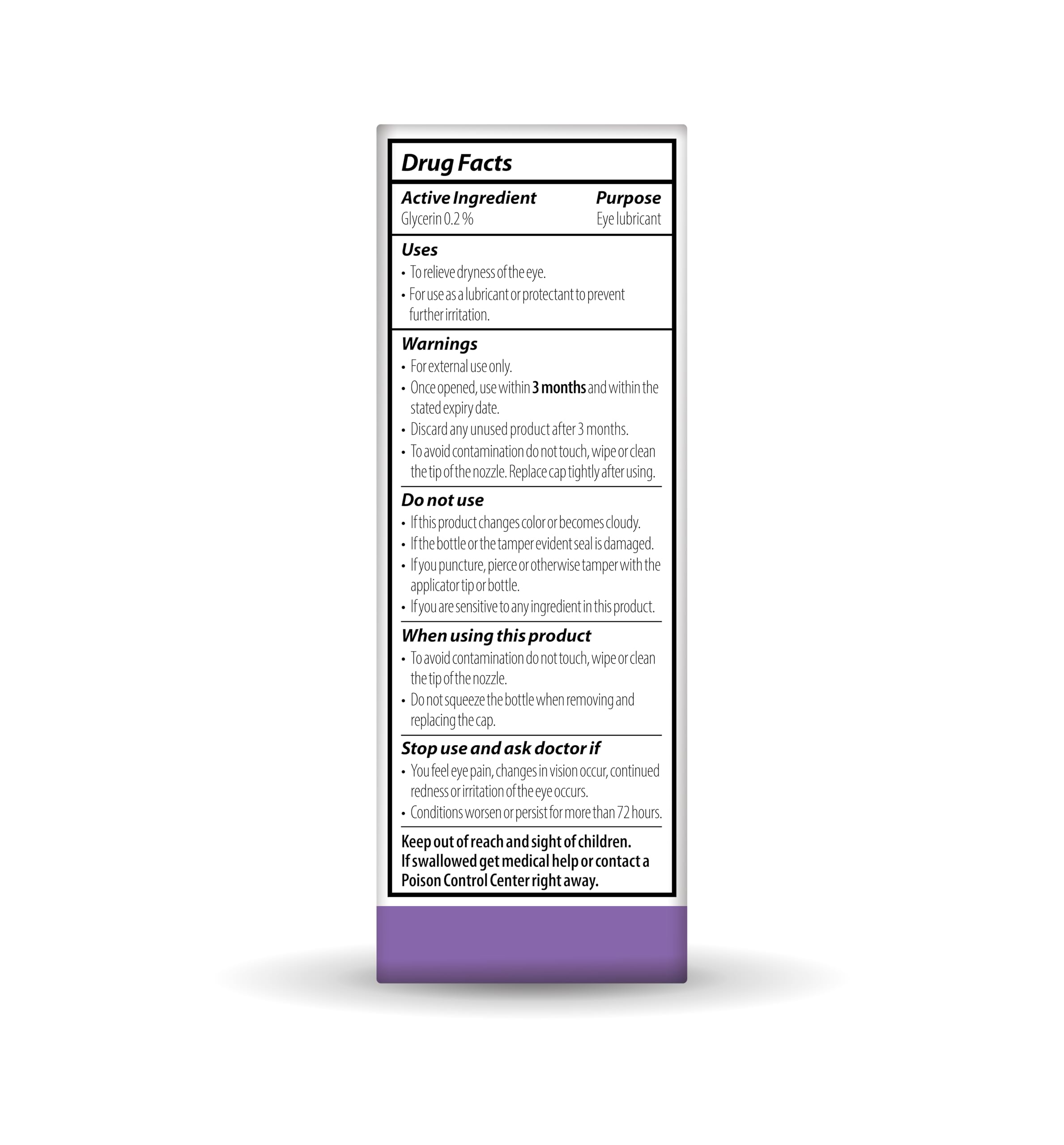 OPTASE Dry Eye Intense Drops multidose bottle highlights convenient, preservative-free drops.