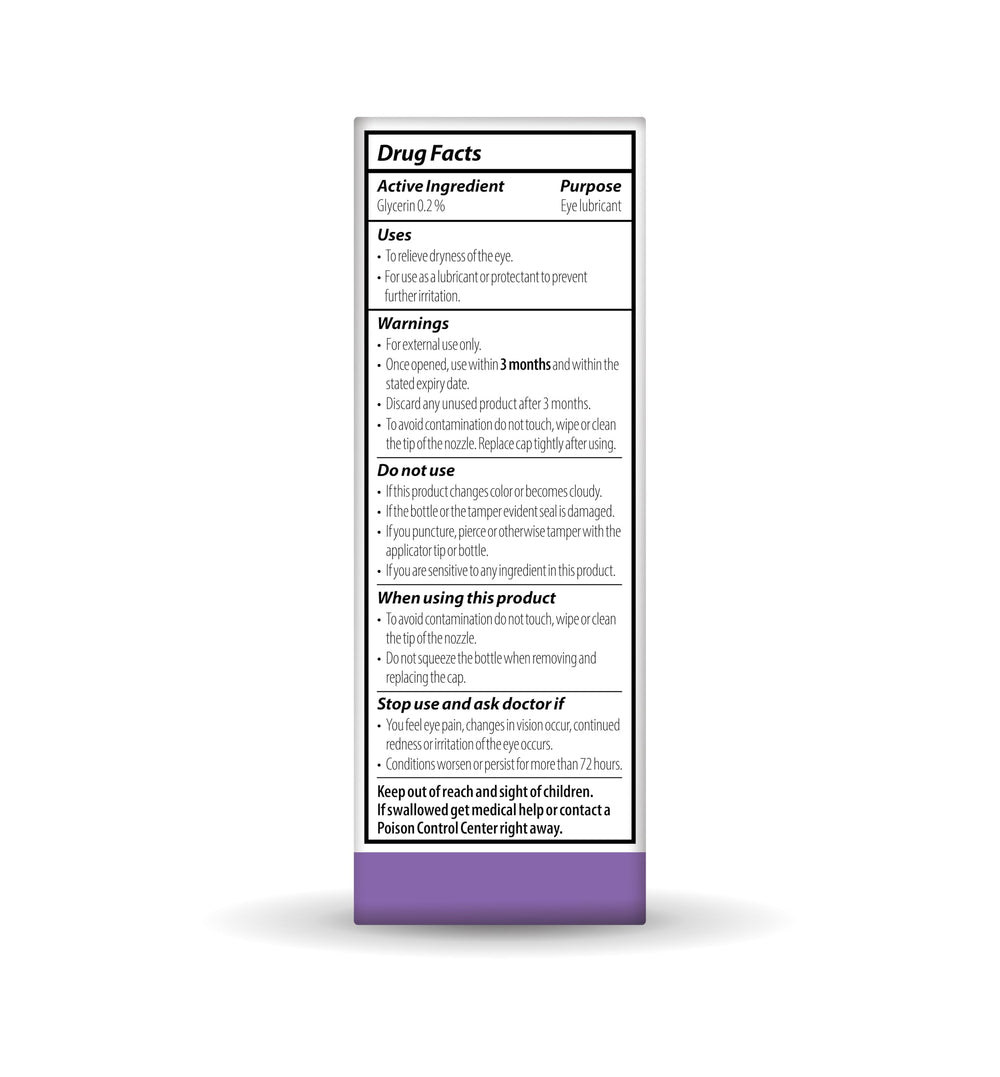 OPTASE Dry Eye Intense Drops multidose bottle highlights convenient, preservative-free drops.