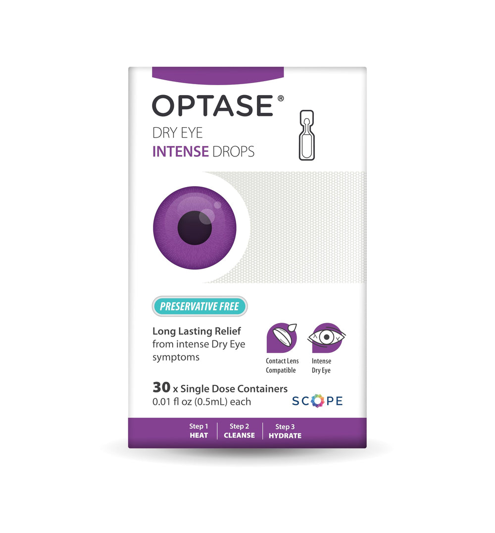 Optase Eye Care System logo embodies science-led eye wellness.