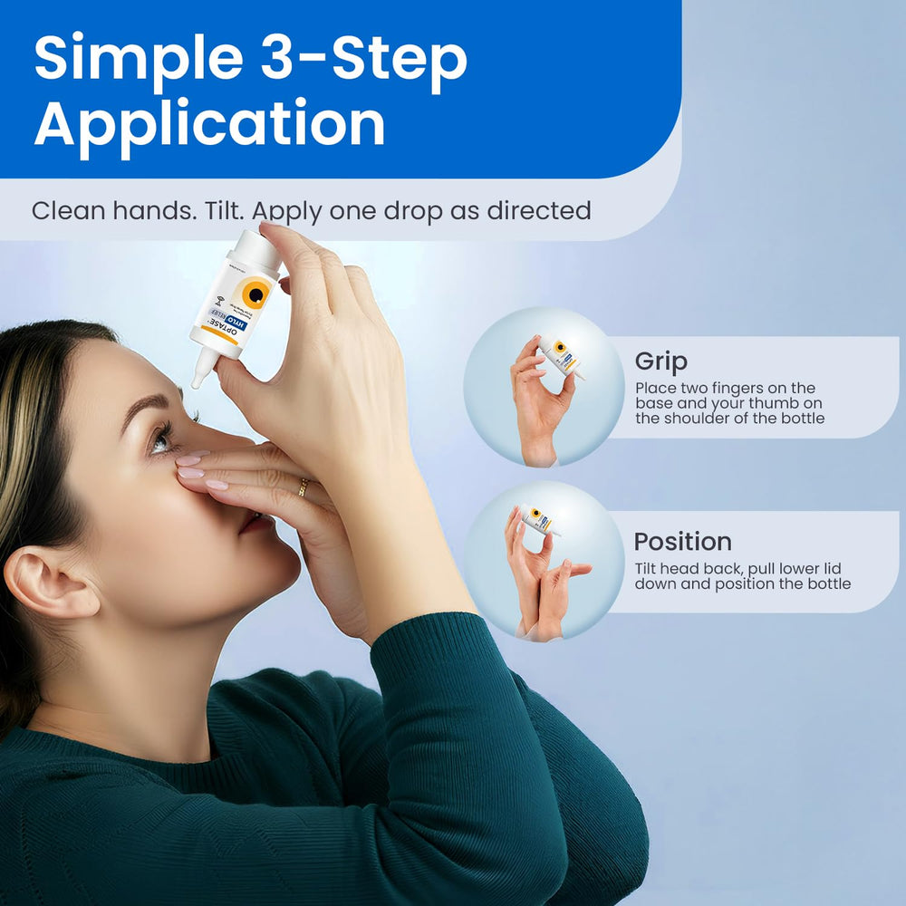 Gentle lubrication supports screen time and long workdays with soothing relief.