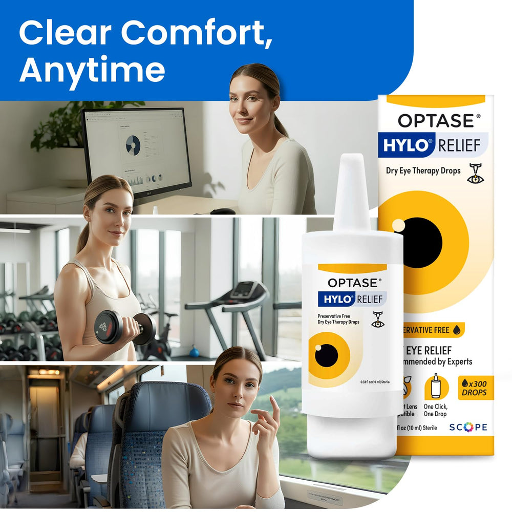 Preservative-free formula designed for sensitive eyes during daily wear.