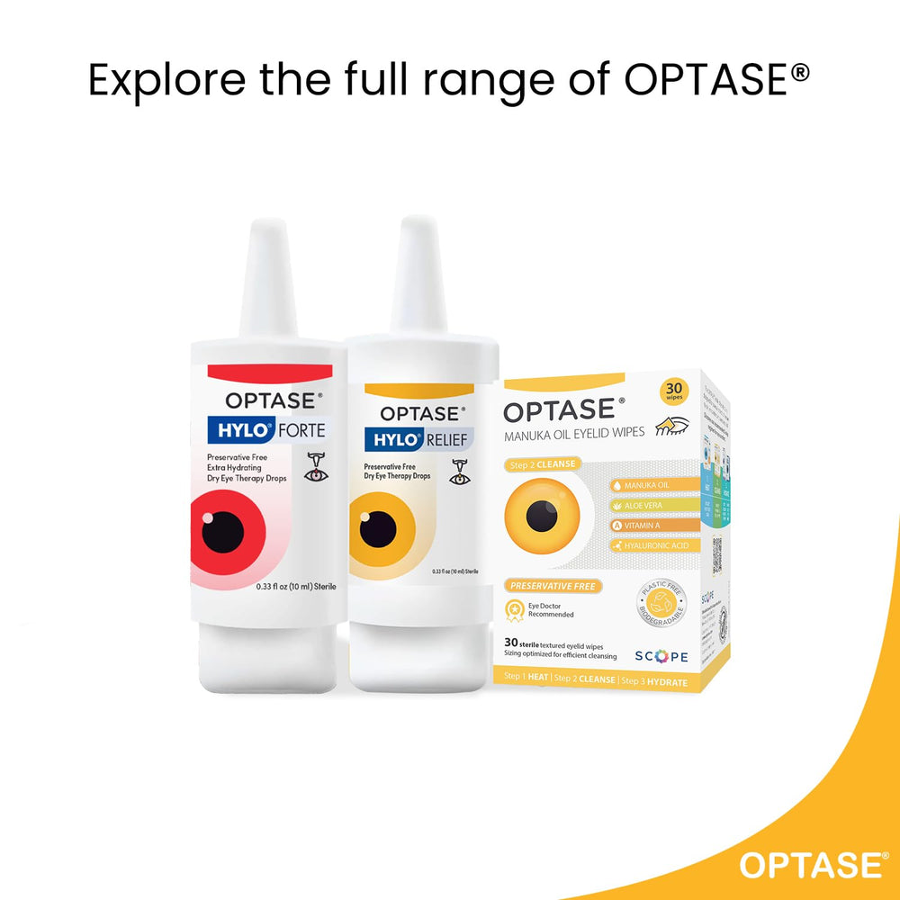 Optase quality promise with hygienic, safe multi-dose technology.