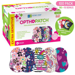 Opthopatch breathable soft material provides all-day comfort on delicate skin.