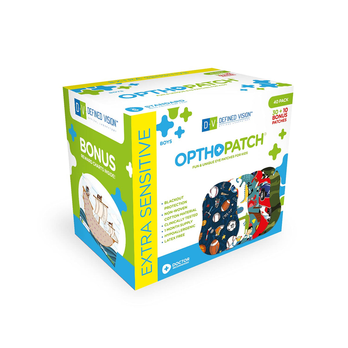 Opthopatch Kids Series I eye patch with soft material for gentle wear.