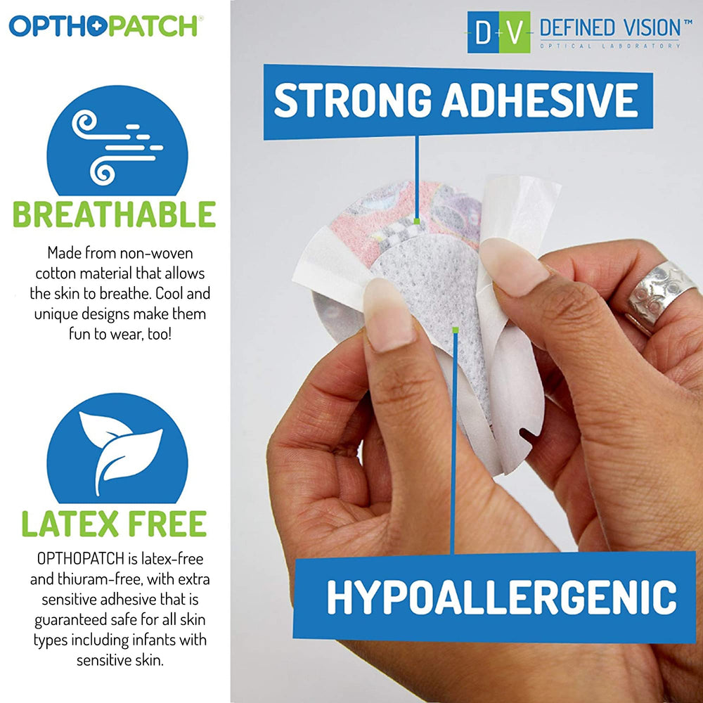 Opthopatch Rewards Chart included to motivate patching sessions.
