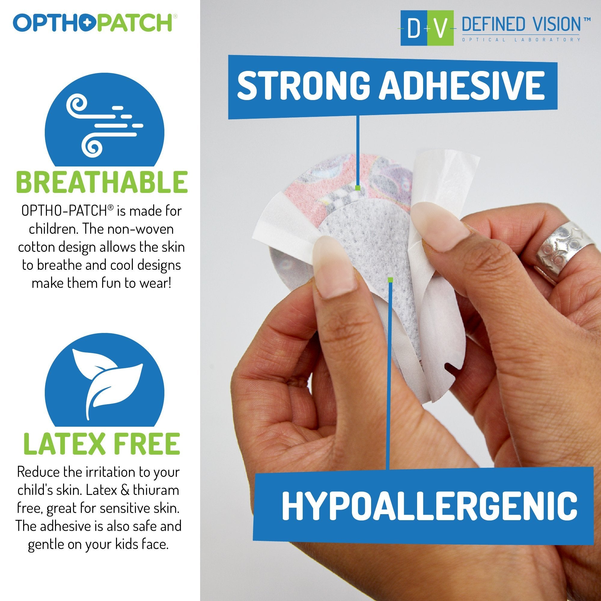 Opthopatch rewards chart included motivates kids during routine.