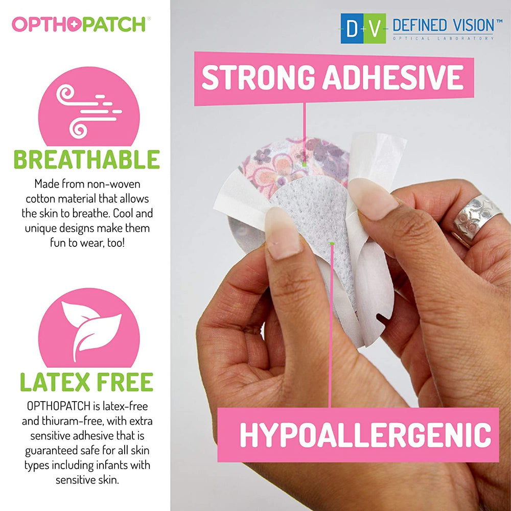 Opthopatch Series II features fun patterns that encourage wearing patches.