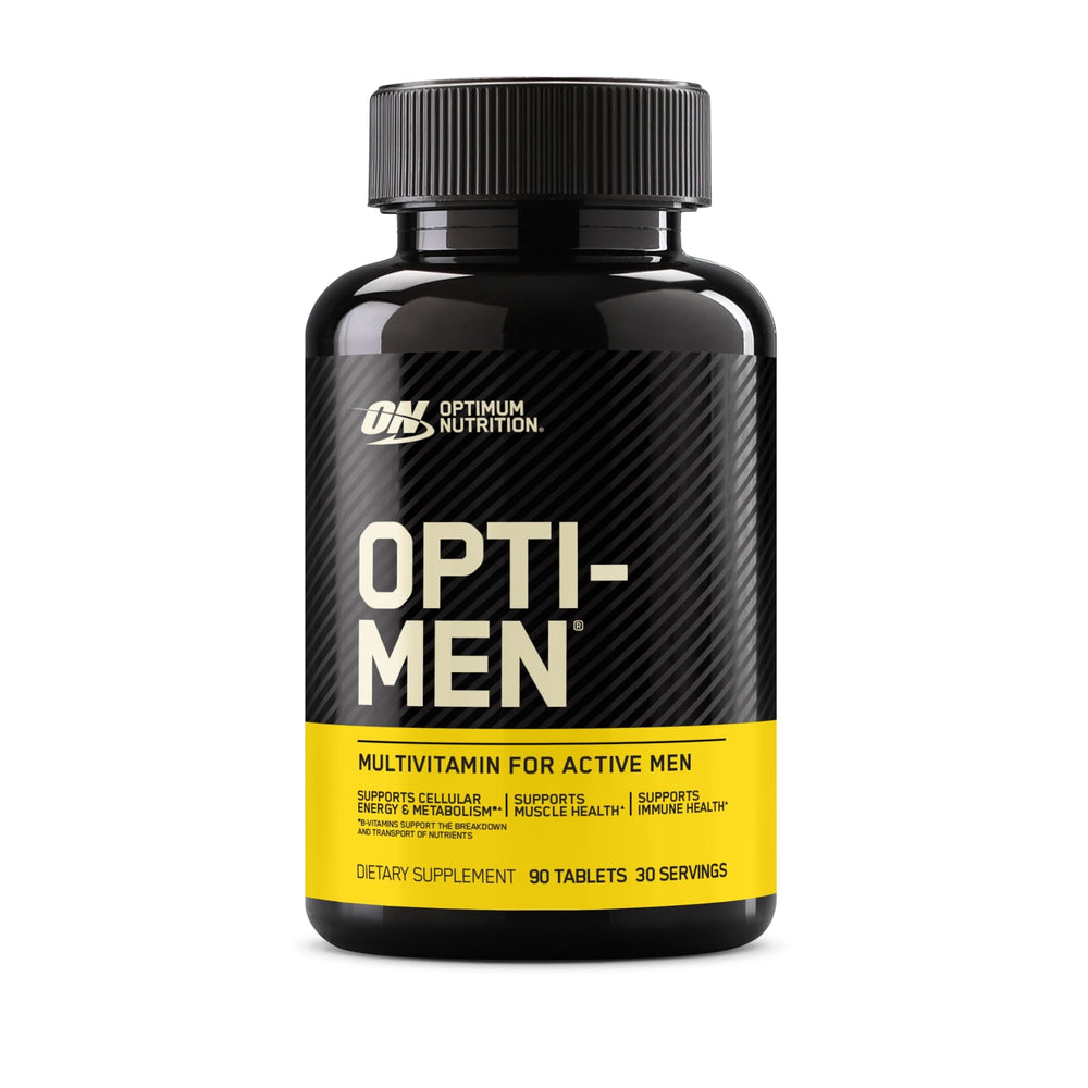 Optimum Nutrition Opti-Men bottle front view showing daily immune-support nutrition.
