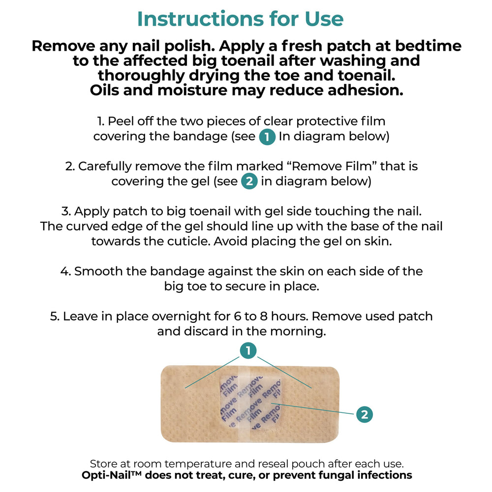 Overnight treatment concept with nails appearing healthier after use.