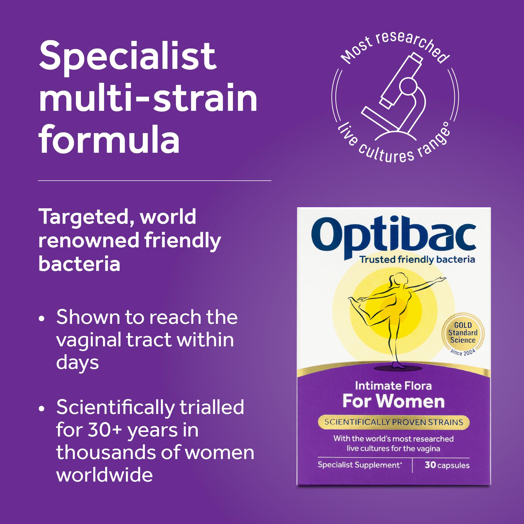 OptiBac GR-1 RC-14 capsules close-up live cultures