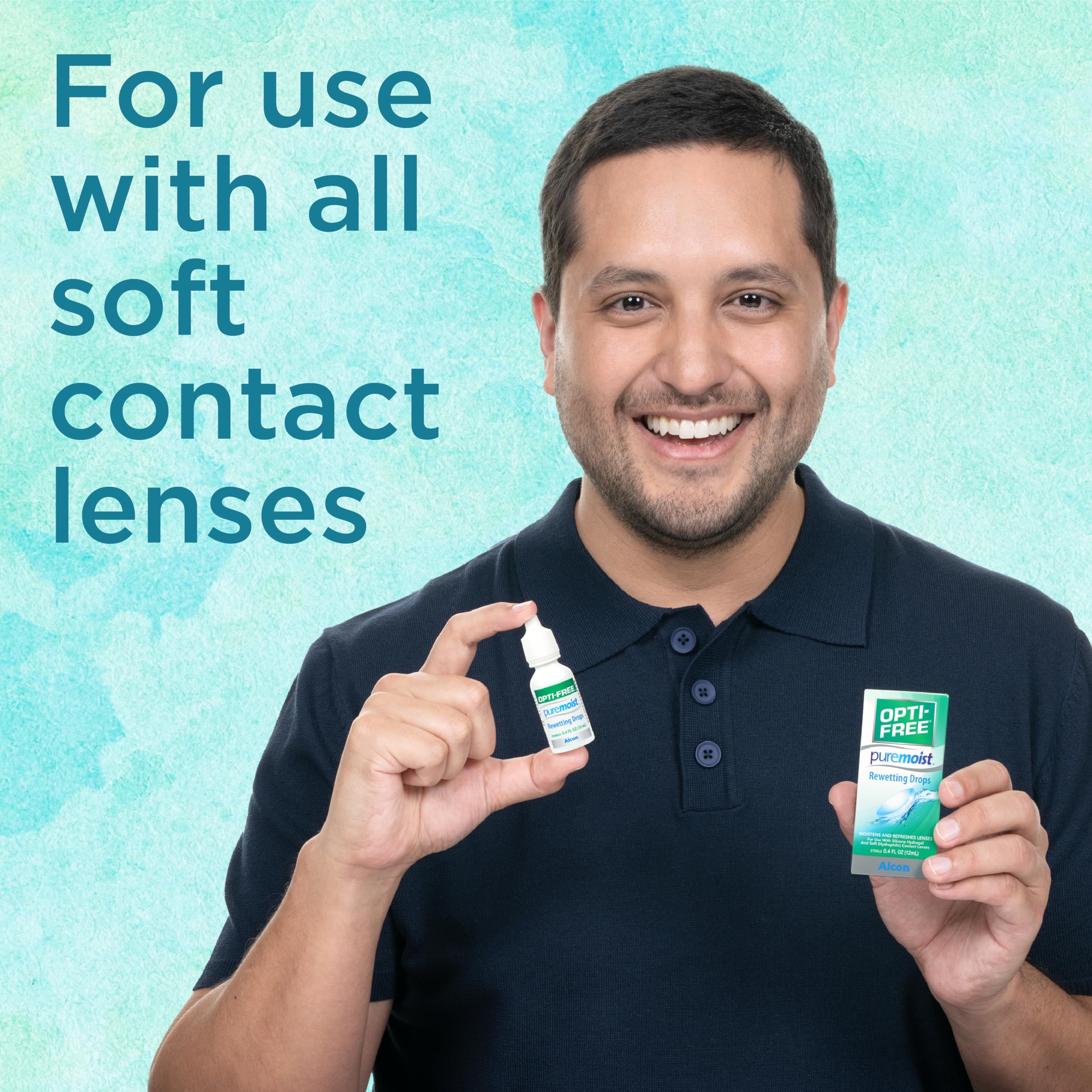 Gotas que eliminan partículas irritantes de la superficie ocular.