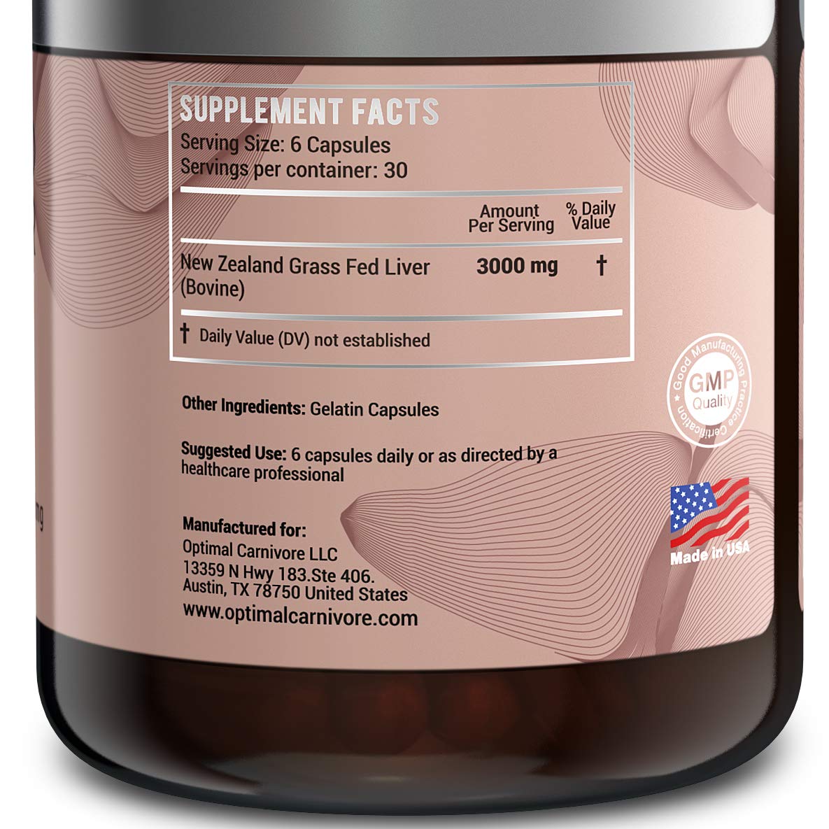 Optimal Carnivore energy-boost morning routine with capsules and water.