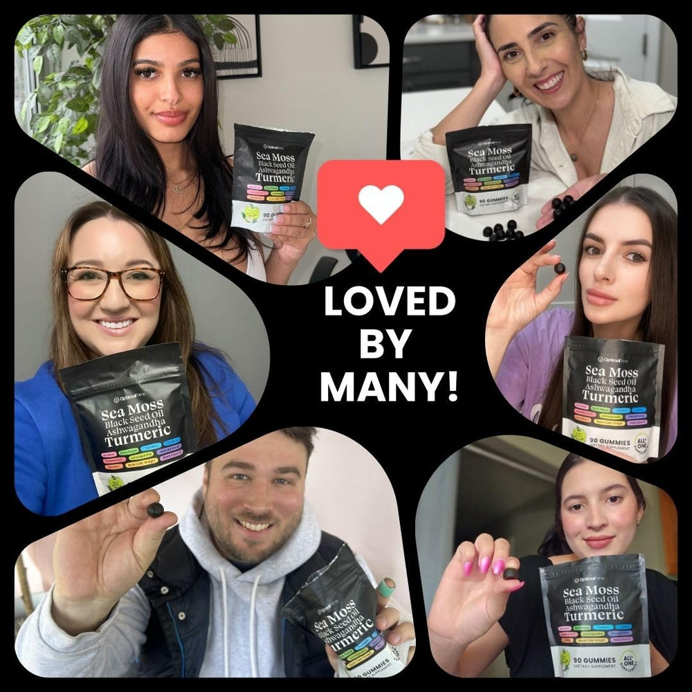 Optimal Prime Sea Moss Gummies plant-based vegan formula for ethical wellness.