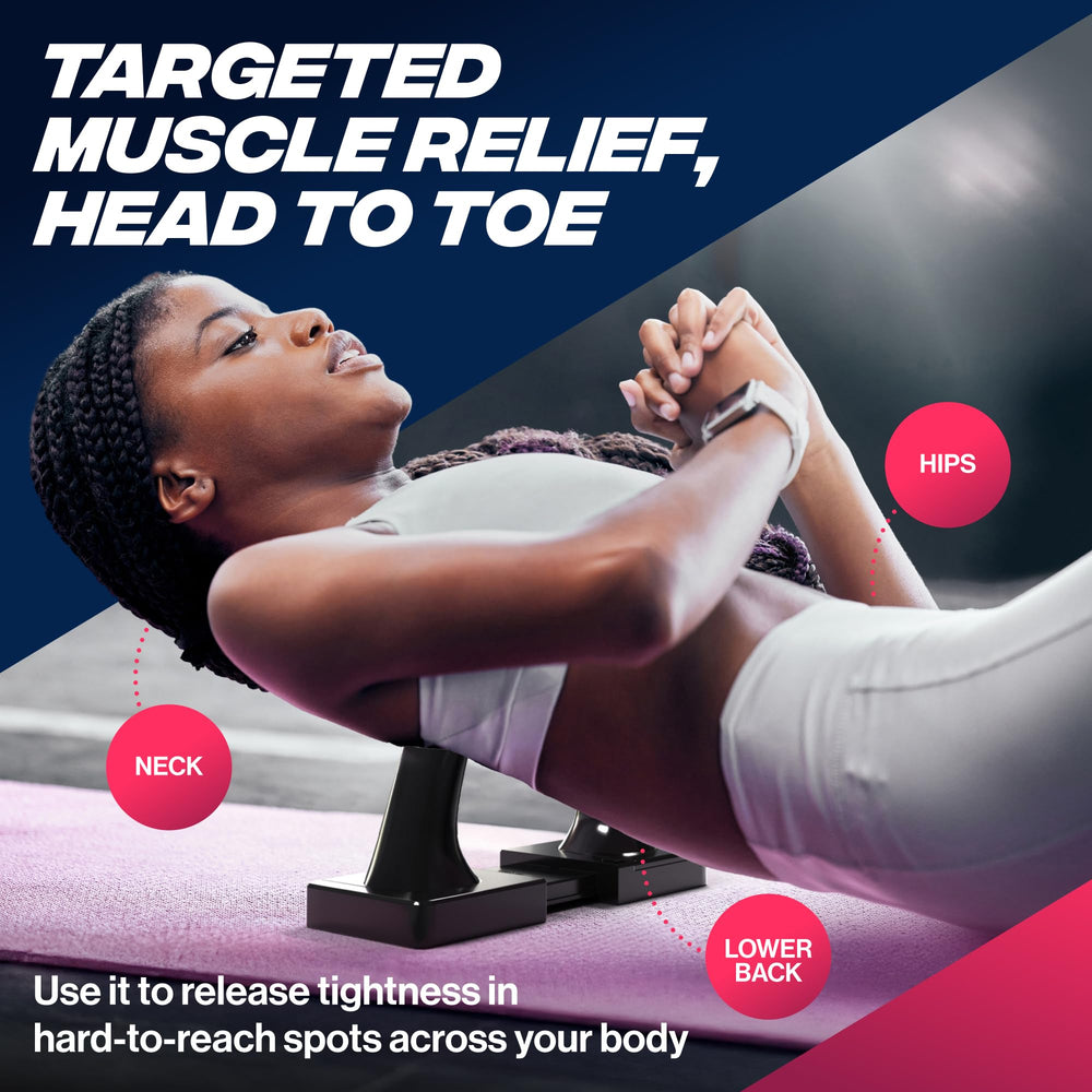 Optimized Athletics hip flexor release demonstrated for a back-friendly stretch