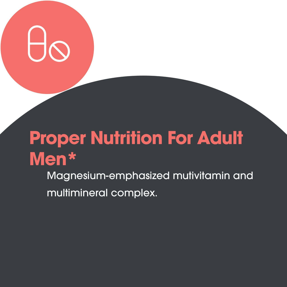Optimox Androvite for Men calcium-free label appeals to calcium-conscious users.