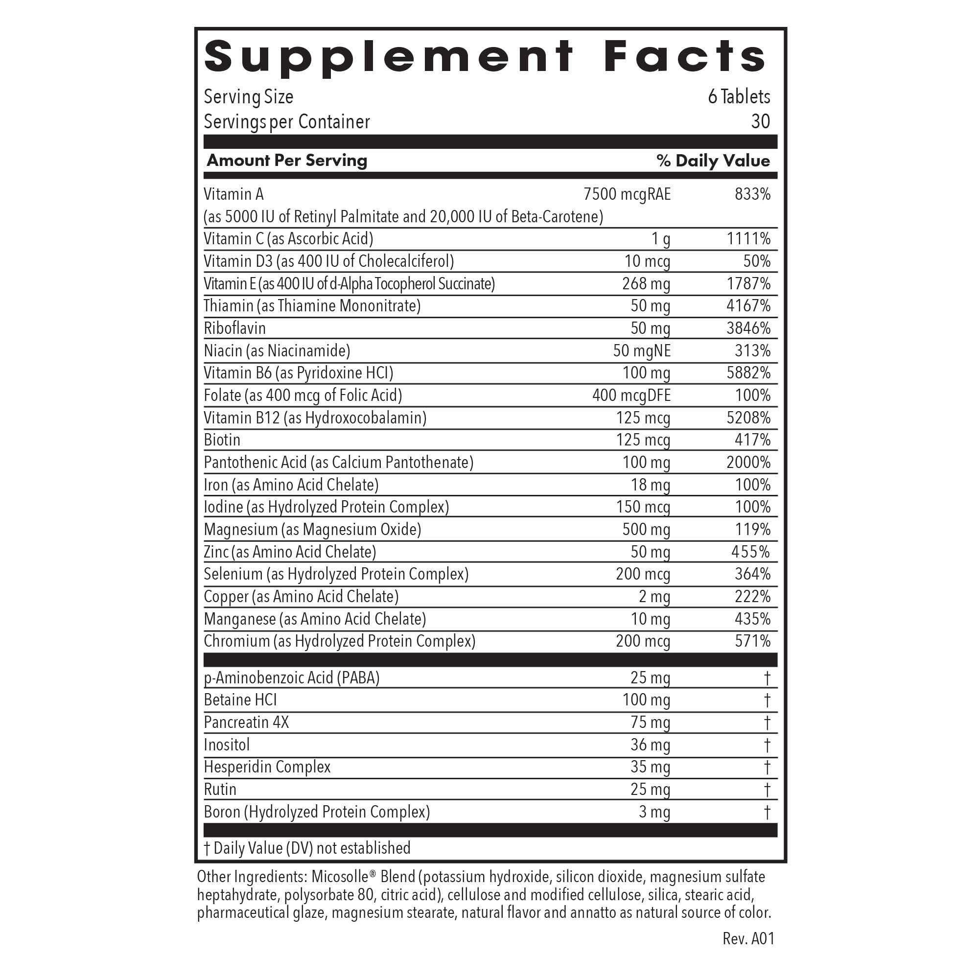 Optimox Androvite for Men ingredients glass showcasing flavonoids and digestive support blend.