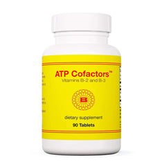 Optimox ATP Cofactors bottle front shows high-potency energy-support formula.