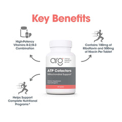 Optimox ATP Cofactors box packaging conveys clinical-inspired nutrition for vitality.