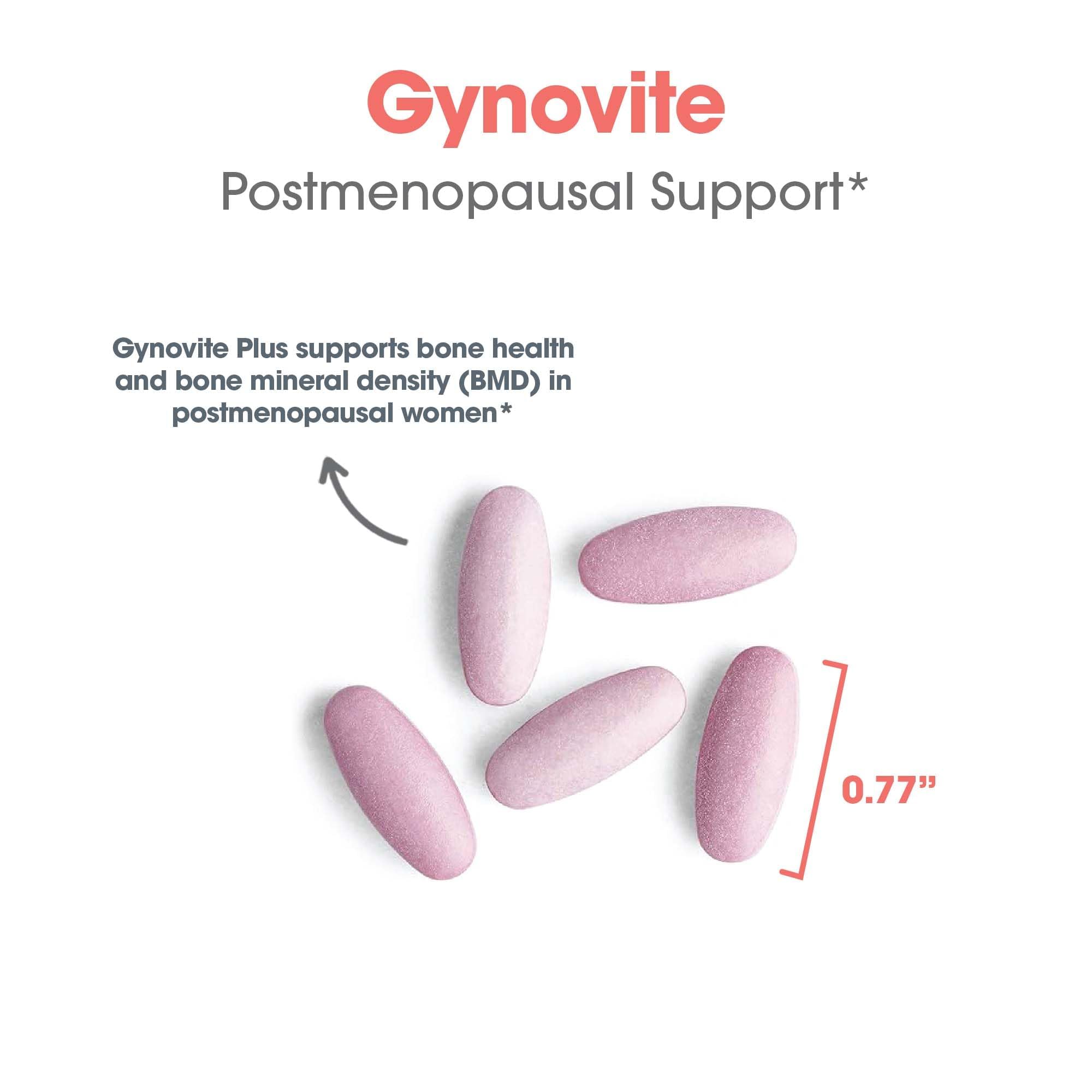 Packaging shot of Optimox Gynovite box and bottle for shelf-ready presentation
