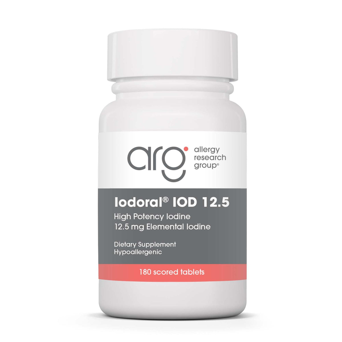 Optimox Iodoral bottle front showing 12.5 mg iodine and clean ingredients for daily use.