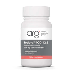 Optimox Iodoral bottle front showing 12.5 mg iodine and clean ingredients for daily use.