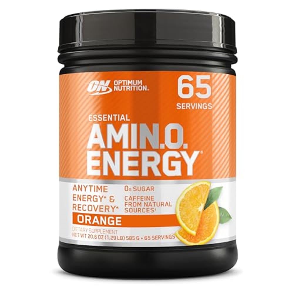 Optimum Nutrition Amino Energy Orange Cooler can energizes workouts and daily routines