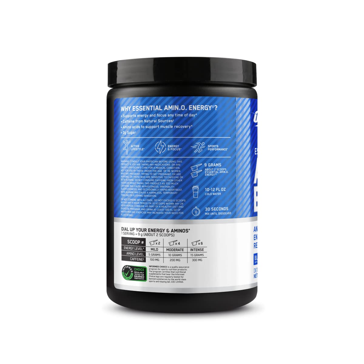 Optimum Nutrition Amino Energy packaging varies; packaging may differ by shipment