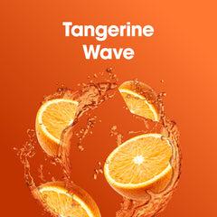 Optimum Nutrition Amino Energy Tangerine Wave being stirred in a glass.