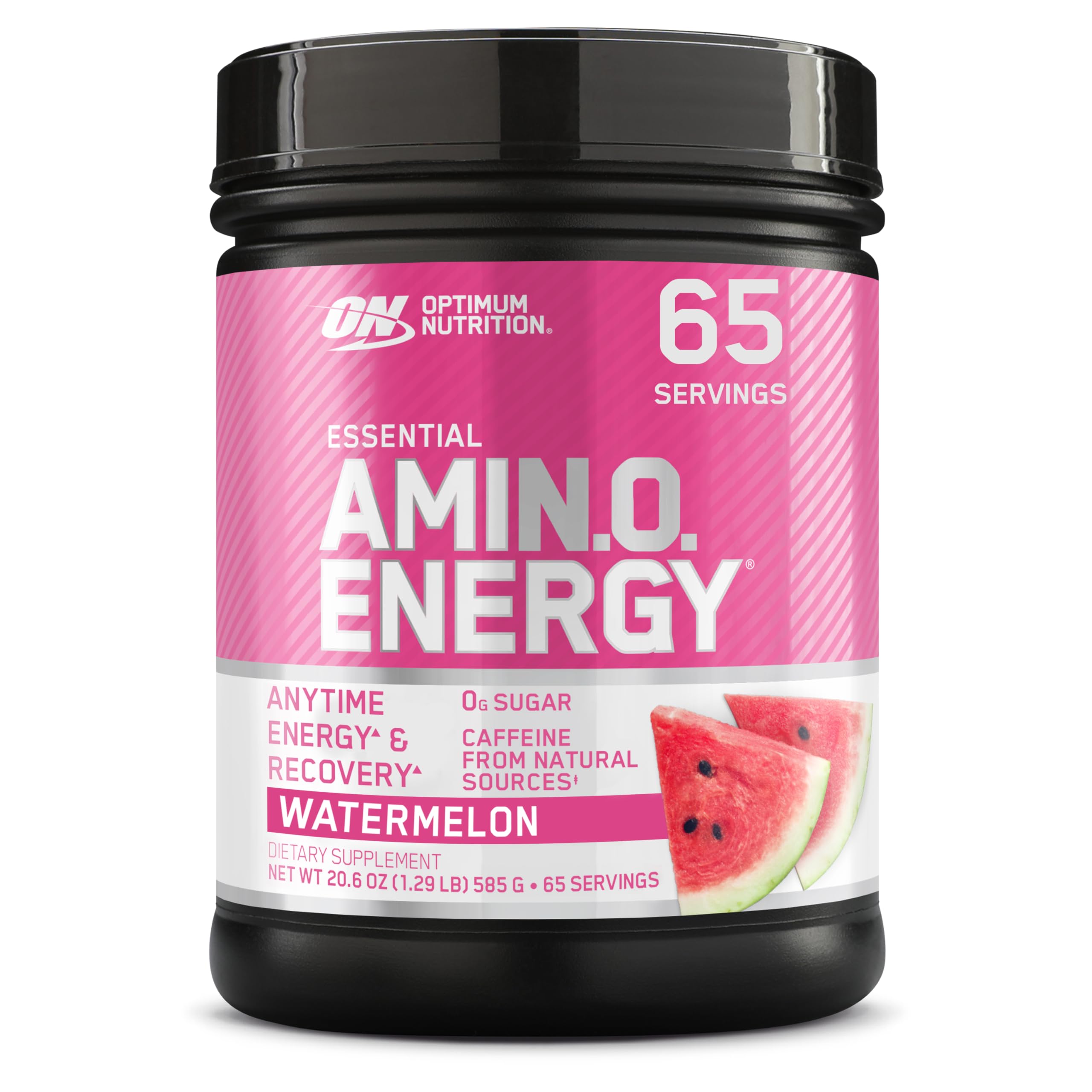 Optimum Nutrition Amino Energy Watermelon powder ready to mix for a refreshing pre-workout boost