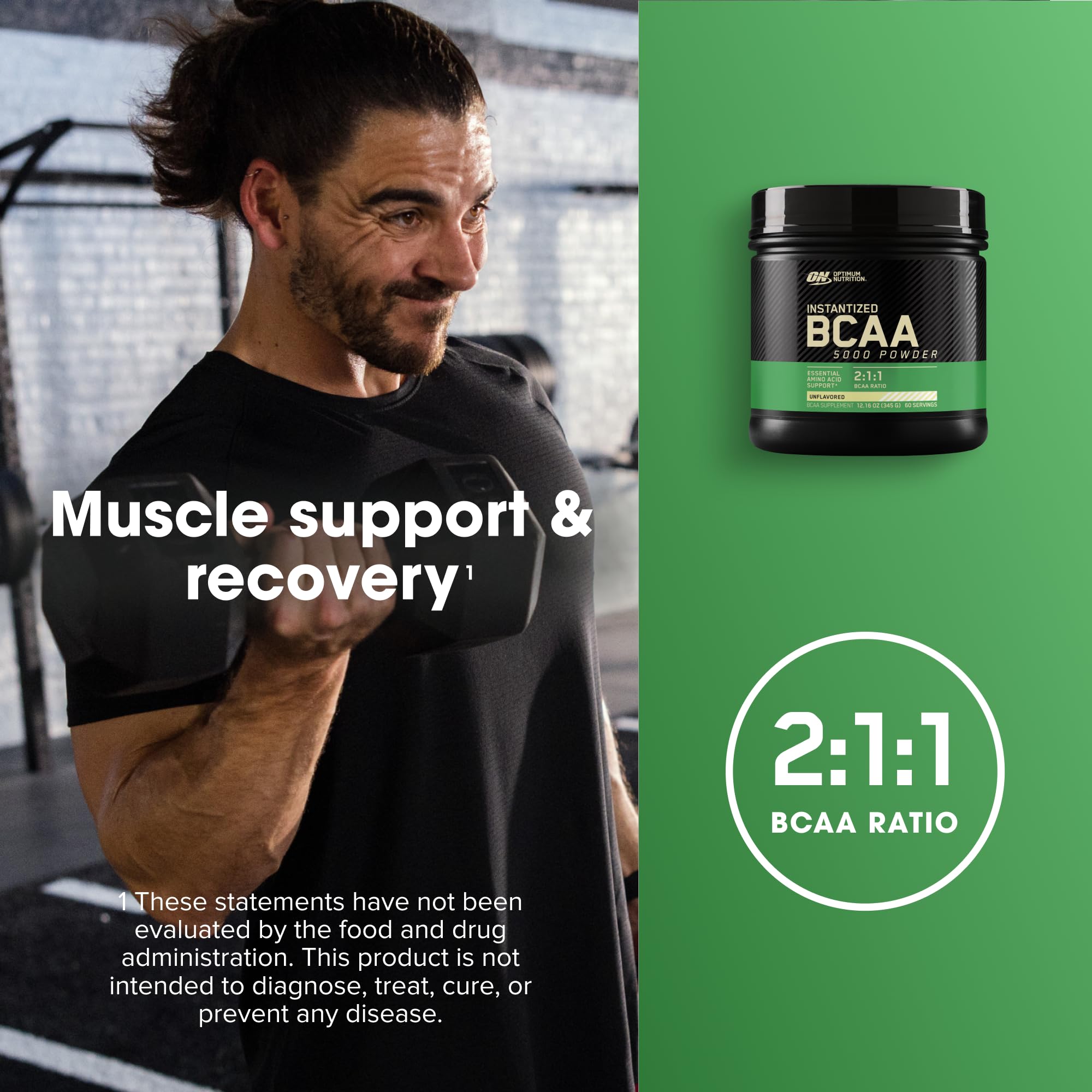 Optimum Nutrition BCAA powder packaging variety indicating new look