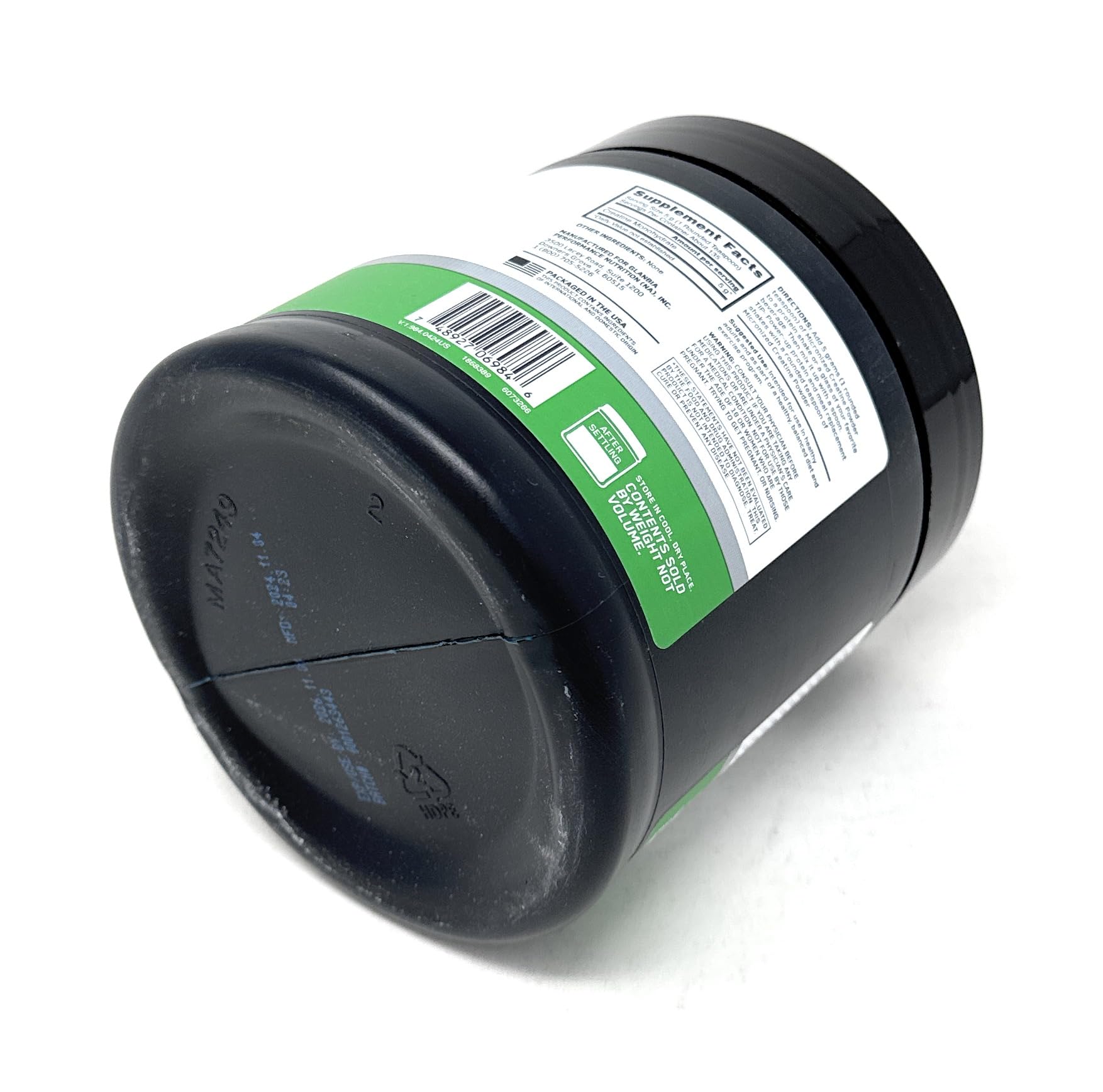 Optimum Nutrition Creatine powder in shaker for convenient postworkout mix