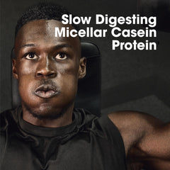 Optimum Nutrition Gold Standard Casein shaker in use for a shake