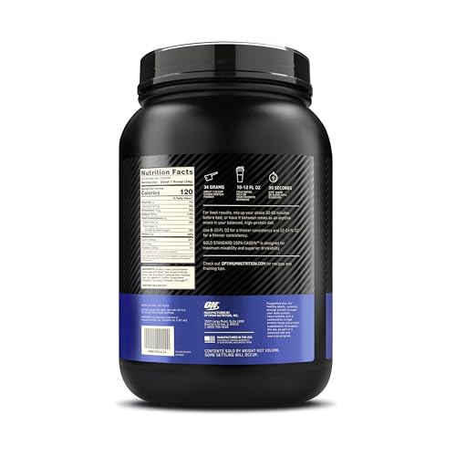 Optimum Nutrition label shows zinc, magnesium, calcium minerals beside ingredients.