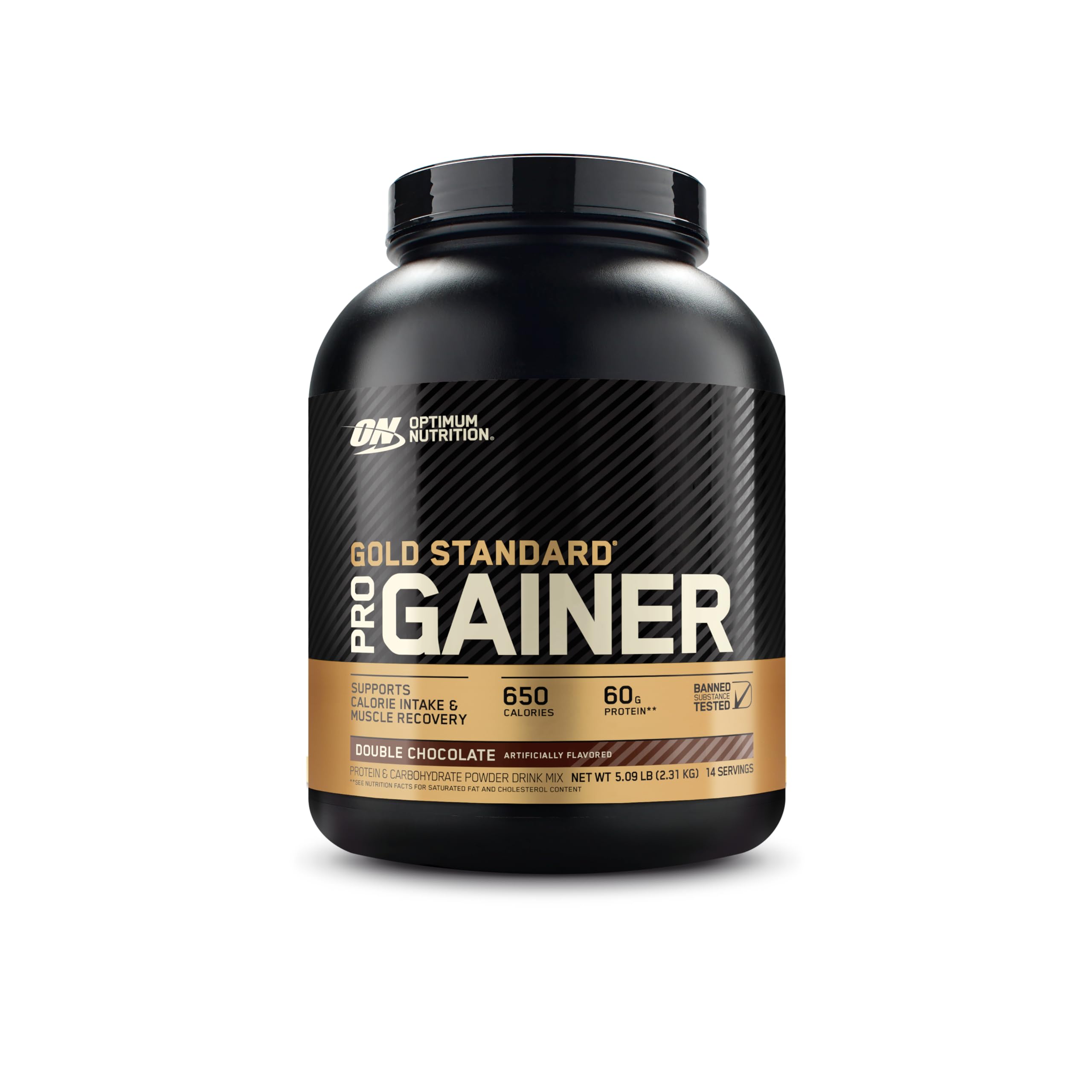 Optimum Nutrition GS Pro Gainer label view for post-workout insights