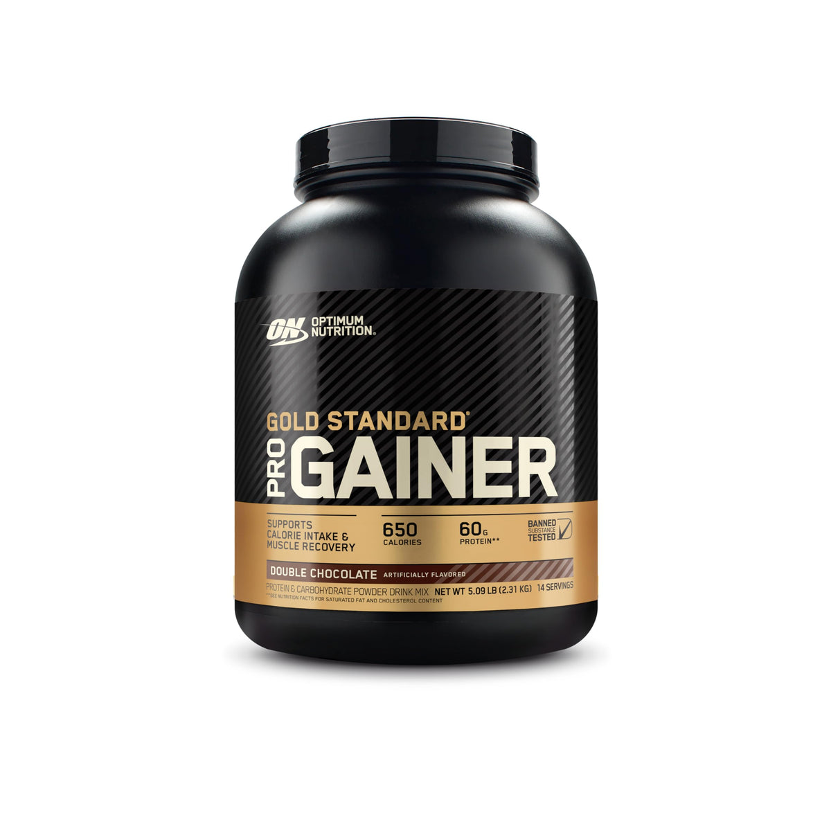 Optimum Nutrition GS Pro Gainer label view for post-workout insights