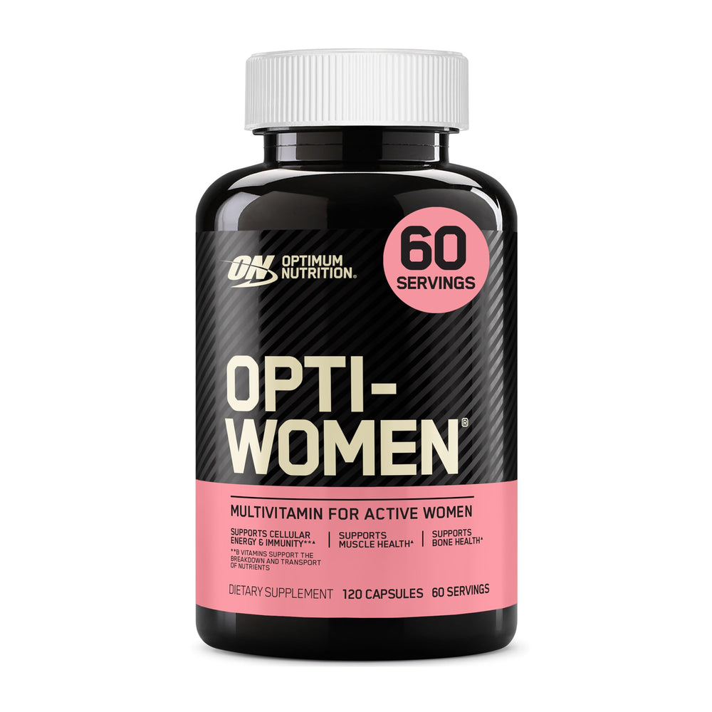 Optimum Nutrition Opti-Women bottle front for daily immune-support multivitamin.